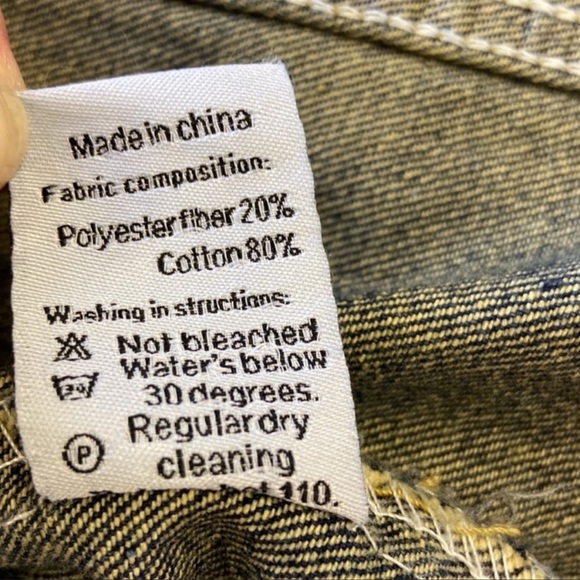 Camo Coll Classic Fashion American Flag Vest Denim Distressed Tang Ku L - Picture 13 of 13